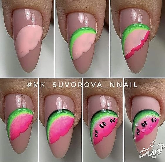 جدیدترین مدل طراحی ناخن برای شب یلدا